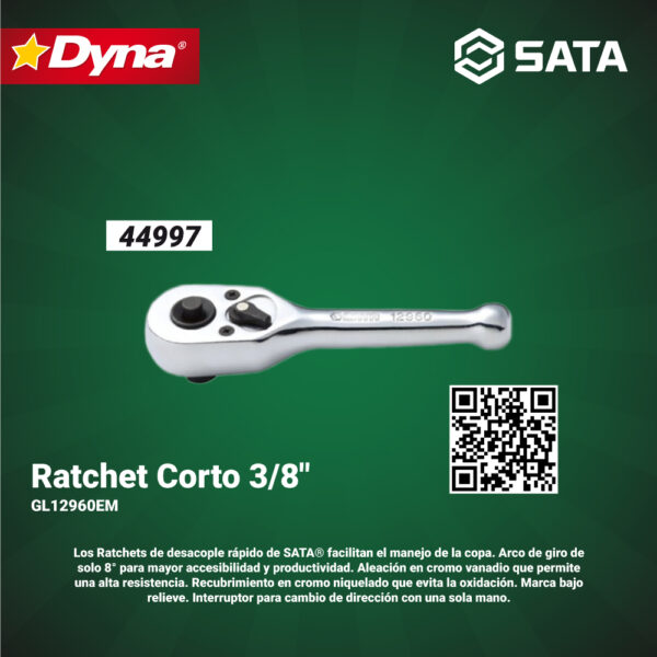 3/8" RATCHET CORTO - Image 2