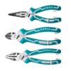 JUEGO DE ALICATES X 3 PIEZAS INDUSTRIAL TOTAL (PINZA 6",CORTAFRIO 6",ALICATE 8") (THT2K0301) - Image 2