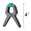 PINZA DE RESORTE PARA SUJECION 4" FUERZA DE AGARRE 12 KG TOTAL (THT13342) - Image 2