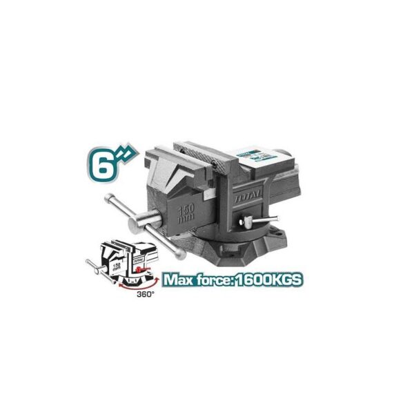 PRENSA DE BANCO 6 CON BASE GIRATORIA CAPACIDAD DE SUJECION 1600 KGS TOTAL (THT6166) - Image 2