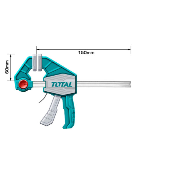 PRENSA SARGENTO DE BARRA 63X150 MM 6" INDUSTRIAL TOTAL (THT1340601) - Image 2