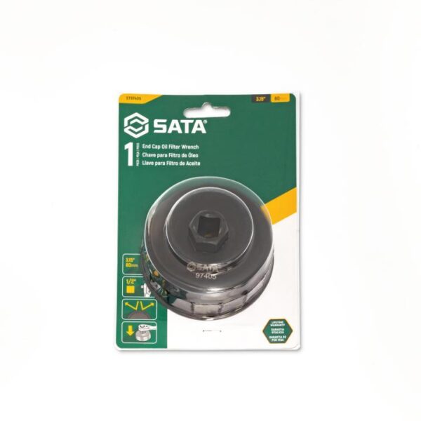 3/8" DR. END CAP OIL FILTER WRENCH 80 MM - Image 2