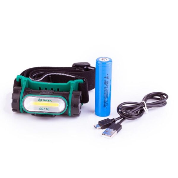 LINTERNA PARA CABEZA RECARG. 150LM SATA - Image 3