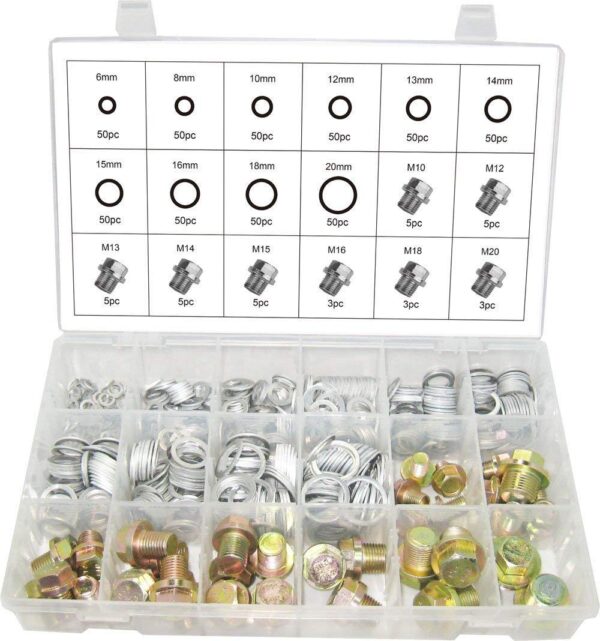 JUEGO TAPONES Y ARANDELAS PARA CARTER 534 PIEZAS - Image 3