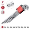 JUEGO DE LLAVES TORX, EXTRALARGAS, CON PIN DE SEGURIDAD TYT Y DIAMOND TIP - Image 3