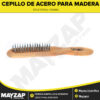 CEPILLO DE ACERO  (GRATA DE MANO) 6 HILERAS - Image 2