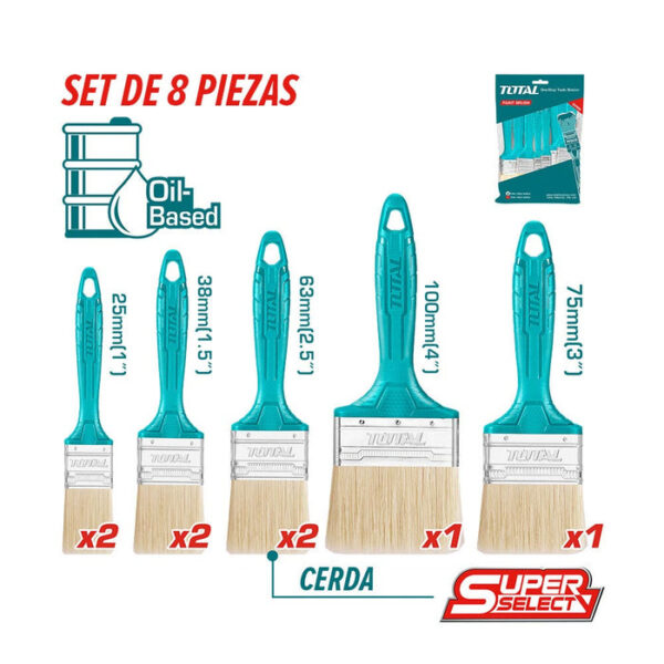 BROCHA X 8 PZS SUPER SELECT TOTAL (THT8450801) - Image 3