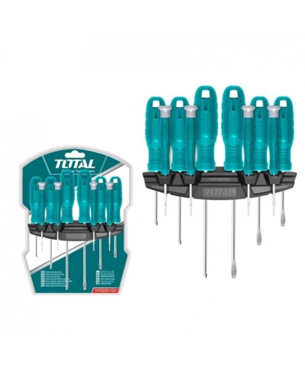DESTORNILLADOR CROMO VANADIUM JUEGO X 10 PZS TOTAL (THTDC251001) - Image 3