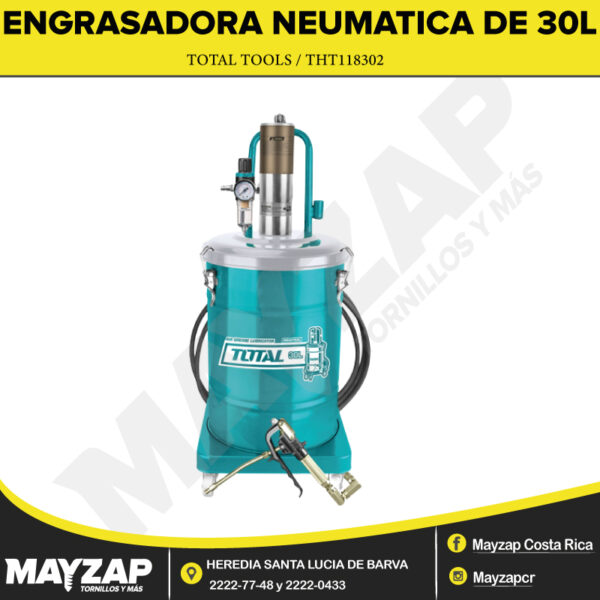 ENGRASADORA NEUMATICA 30LTS INDUSTRIAL TOTAL (THT118302) - Image 3