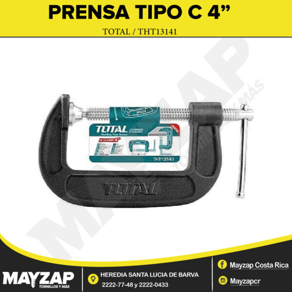 PRENSA EN C 4" INDUSTRIAL TOTAL (THT13141) - Image 2