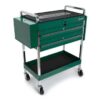 CARRO 2 BANDEJA Y 4 GAVETAS - TAPA SUPERIOR DE 35" - VERDE - Image 3
