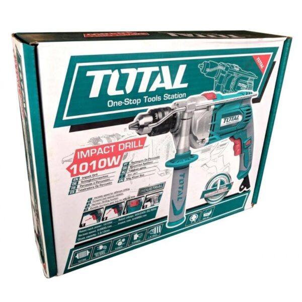 TALADRO PERCUTOR 1/2" INDUSTRIAL V/VARIABLE CAJA DE ENGRANAJES EN ALUMINIO TOTAL (UTG111136) - Image 3