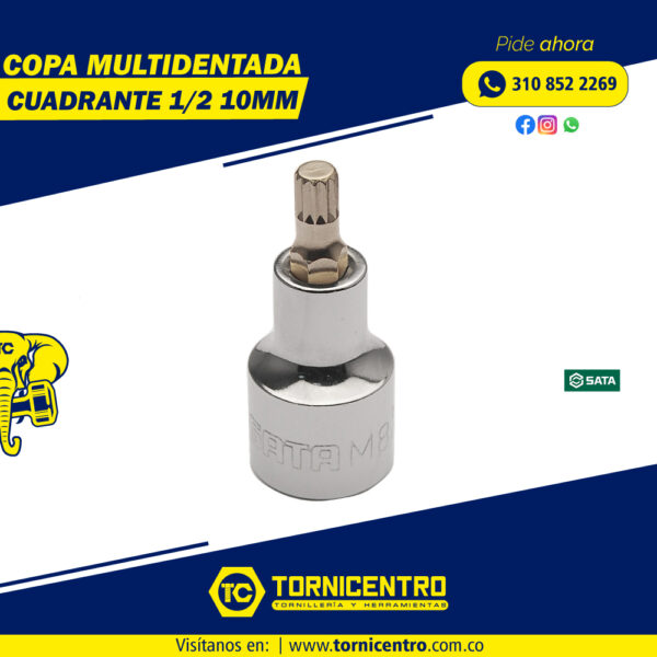 COPA PUNTA MULTIDENTADA  1/2"X50MMXM5 - Image 3