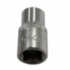 FORCE 52507 CUBO CROMADO CORTO 25MM 6 PUNTOS ESPIGA 1/4 7MM