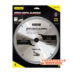DISCO CORTA ALUMINIO 250 X 100T UYU
