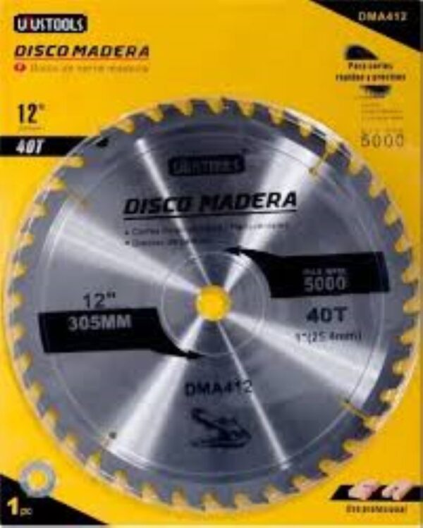 DISCO MADERA 12 X 40T