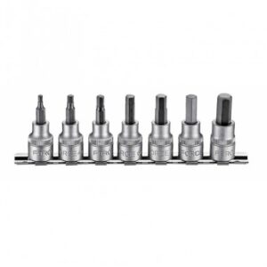 FORCE 3075 JUEGO 7 CUBOS ALLEN ESPIGA 3/8 3/10MM X 50MM 3.4