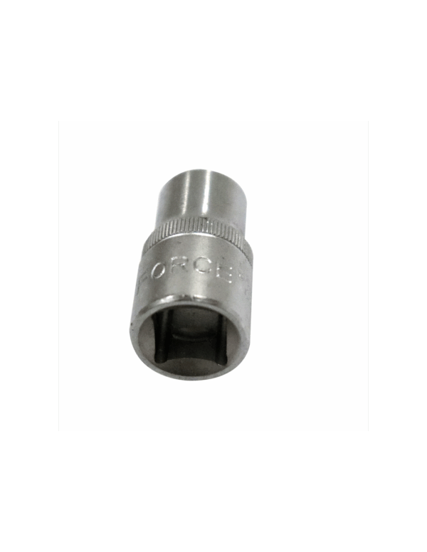 FORCE 52507 CUBO CROMADO CORTO 25MM 6 PUNTOS ESPIGA 1/4 7MM - Image 2