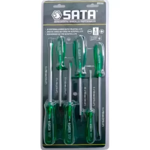 JUEGO DESTORNILLADOR M/PVC PALA/PHILL 6PC