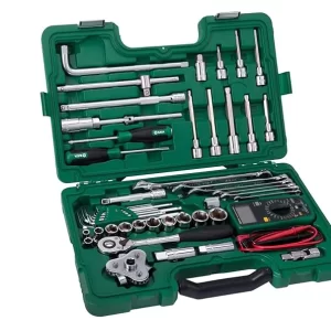 JUEGO HERRAMIENTAS REPARACIÓN AUTO 50PC