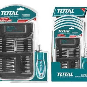 DESTORNILLADOR RACHE JUEGO X 18 PZS INTERCAMBIABLES TOTAL (TACSD30266)