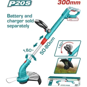 GUADAÑA INALAMBRICA 20V BATERIA Y CARGADOR NO INCLUIDO TOTAL (TGTLI20018)