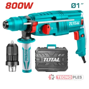 TALADRO ROTOMARTILLO SDS PLUS 800W 120V TOTAL (UTH308268-2)