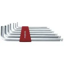 FORCE 5072XLBS JUEGO 7 LLAVES ALLEN LARGAS CON BOLA HEX. 3/3