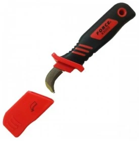 Cuchilla curva aislada